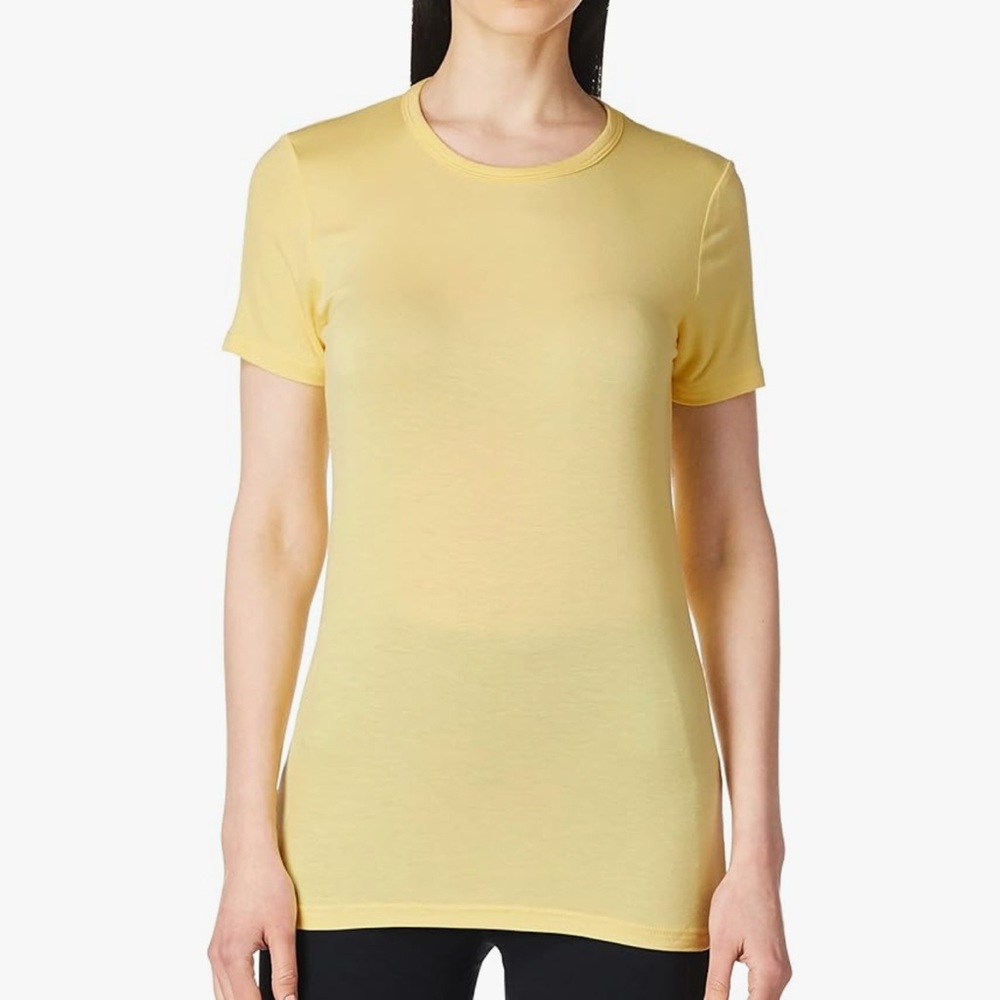 Sunny Yellow Crew Neck Tee